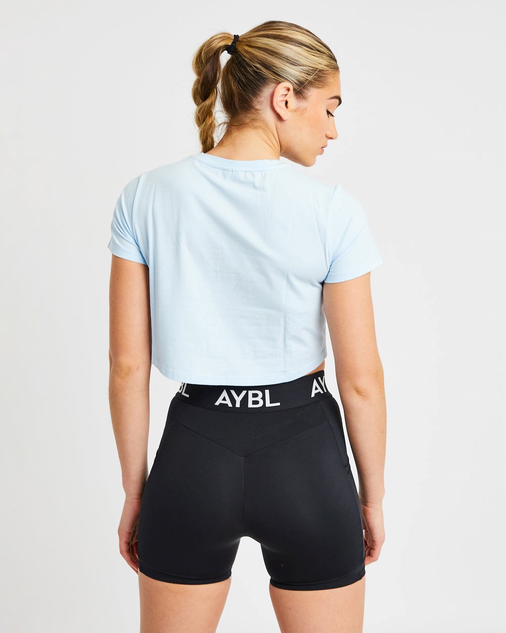 AYBL Crop T Shirt Azules | MSFEP3501