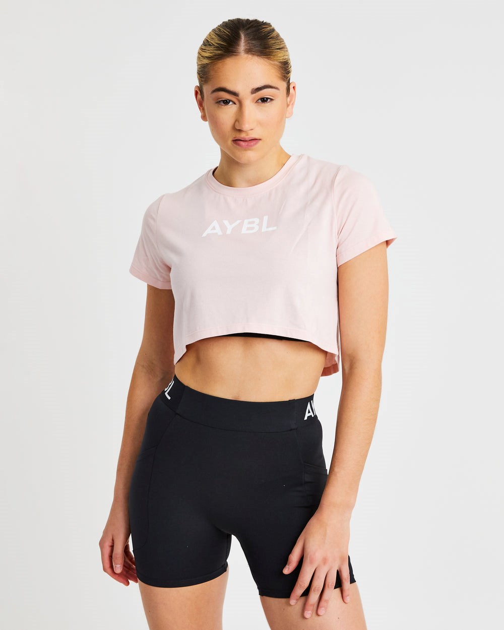 AYBL Crop T Shirt Rosas | LUGKR8397