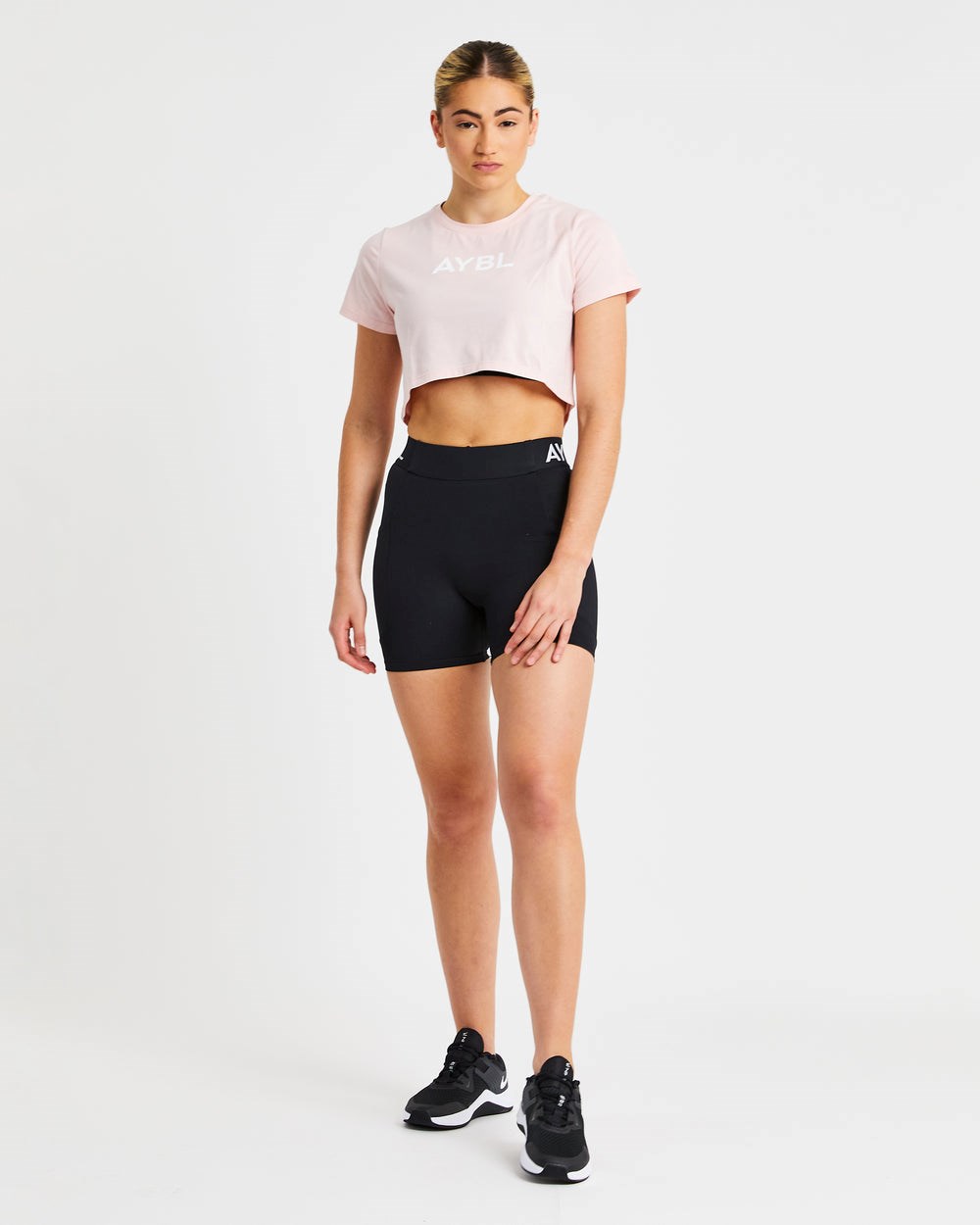 AYBL Crop T Shirt Rosas | VPOQW6795