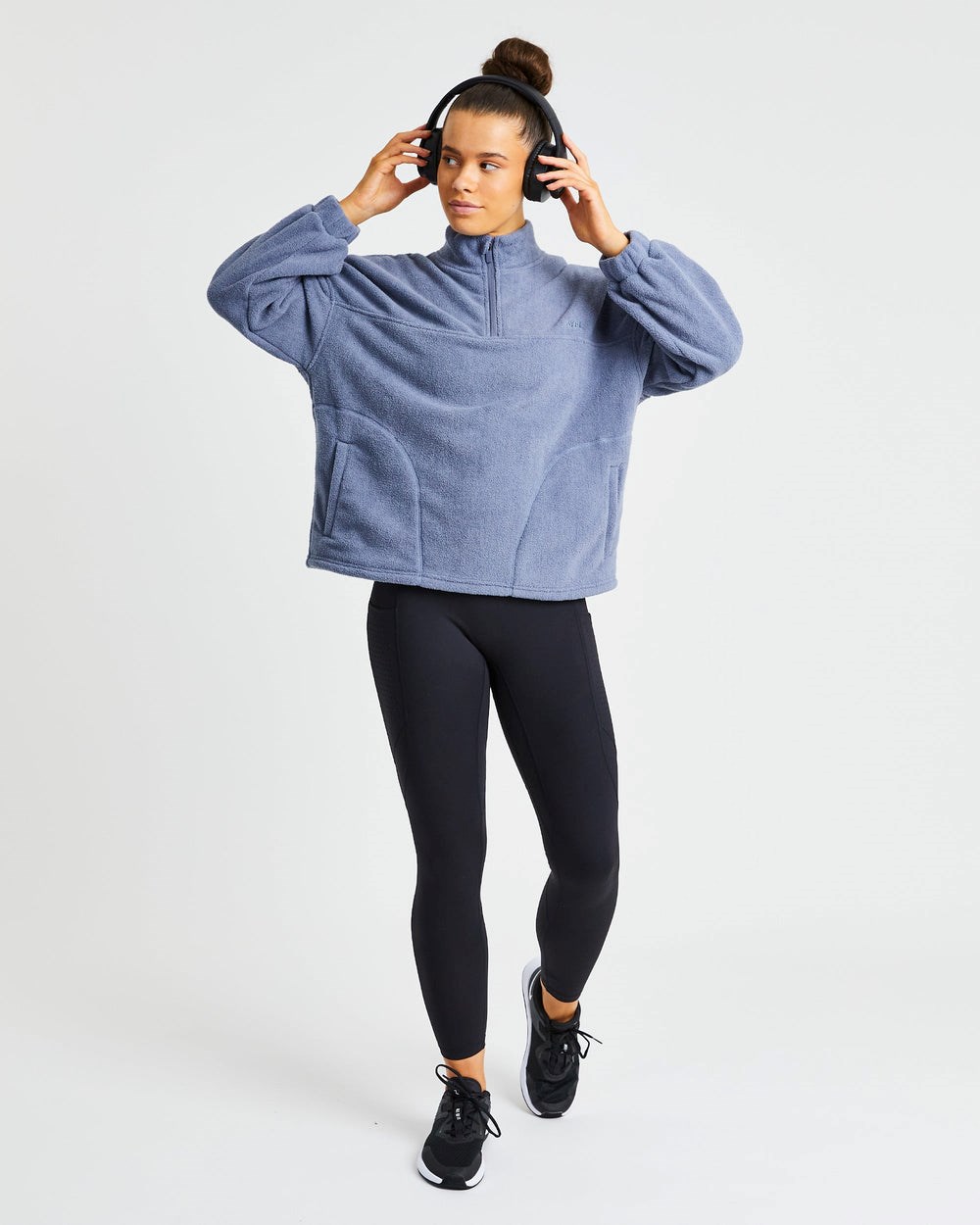 AYBL Effortless Oversized Fleece Azules | KUDJF5683