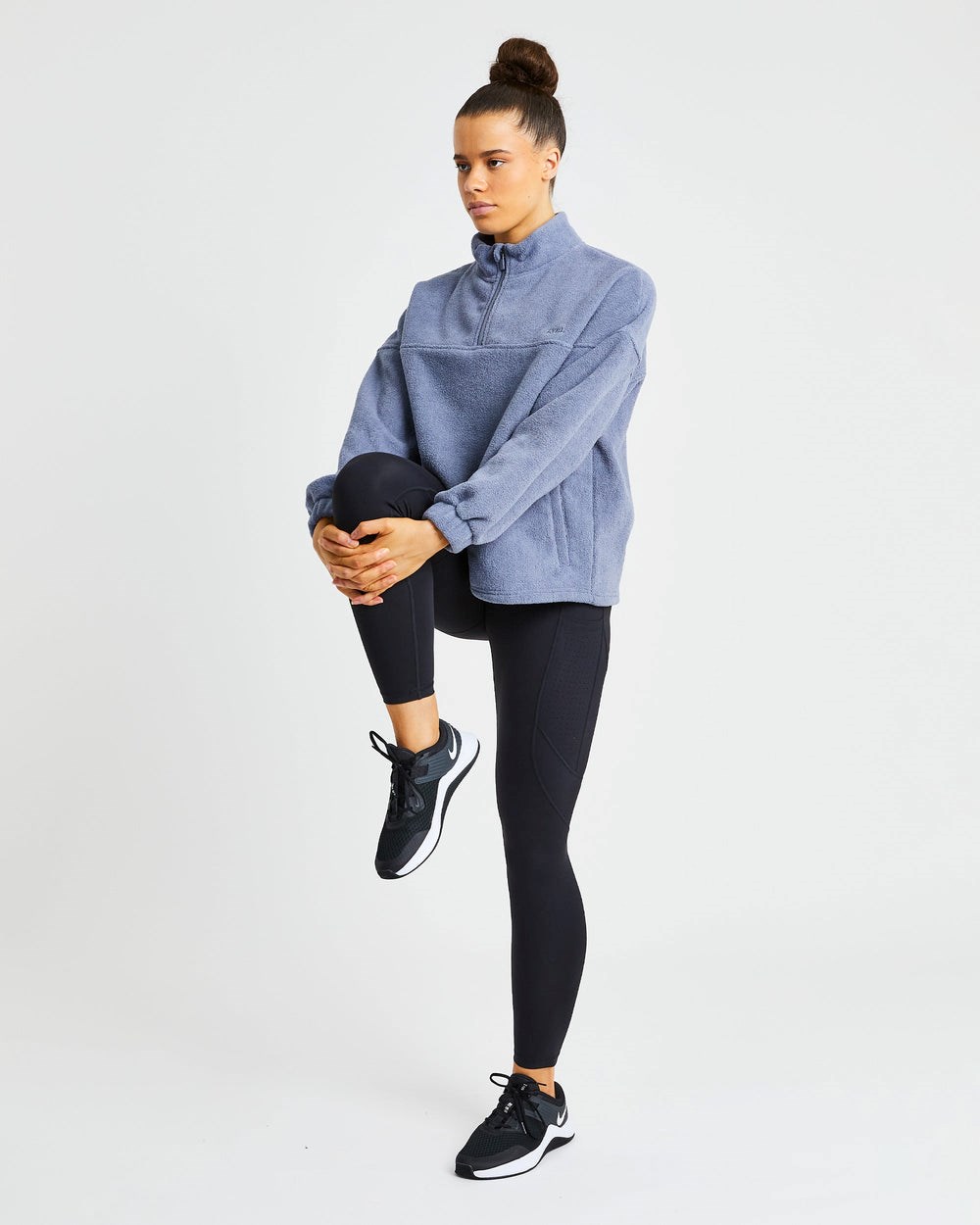 AYBL Effortless Oversized Fleece Azules | KUDJF5683