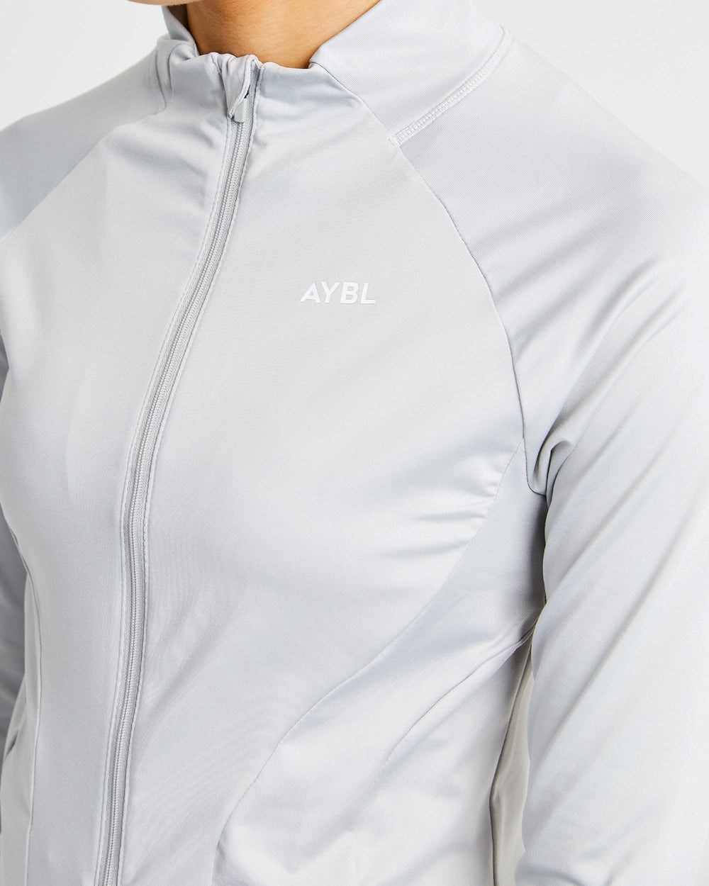 AYBL Effortless Zip Jacket Gris Claro | ZCHSF1835