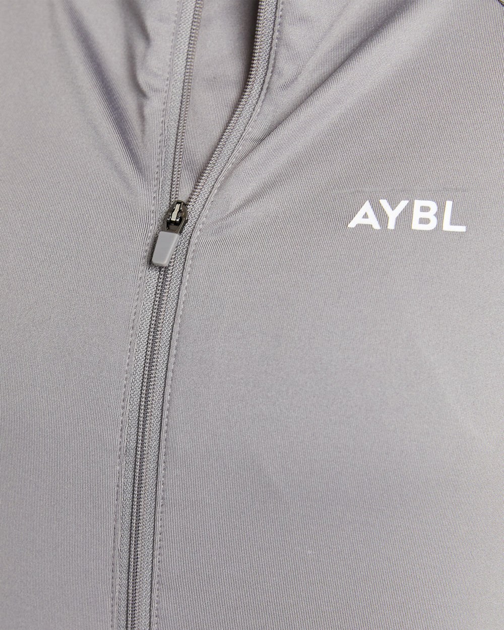 AYBL Effortless Zip Jacket Gris | VHECZ1965