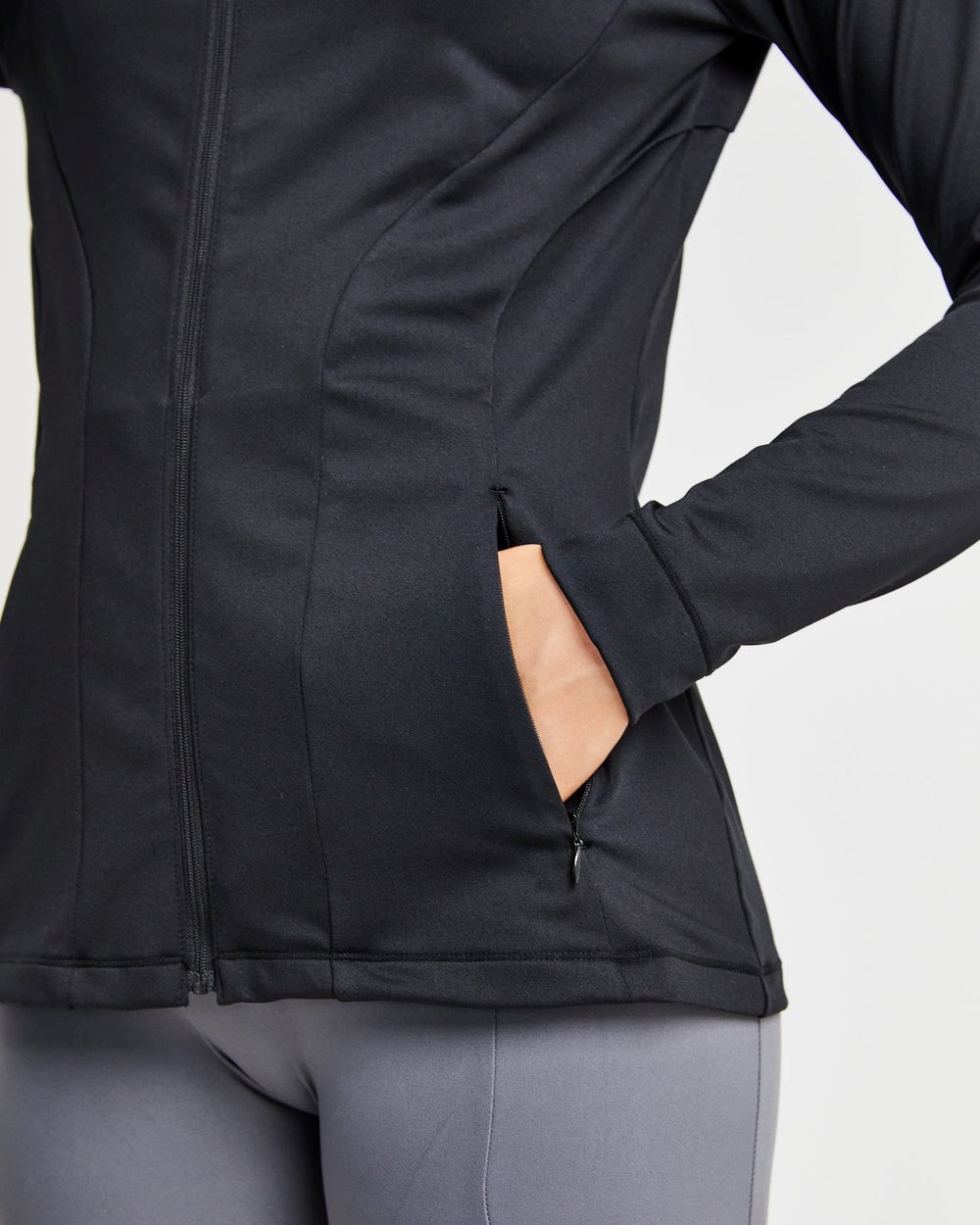 AYBL Effortless Zip Jacket Negras | NAZXG5063