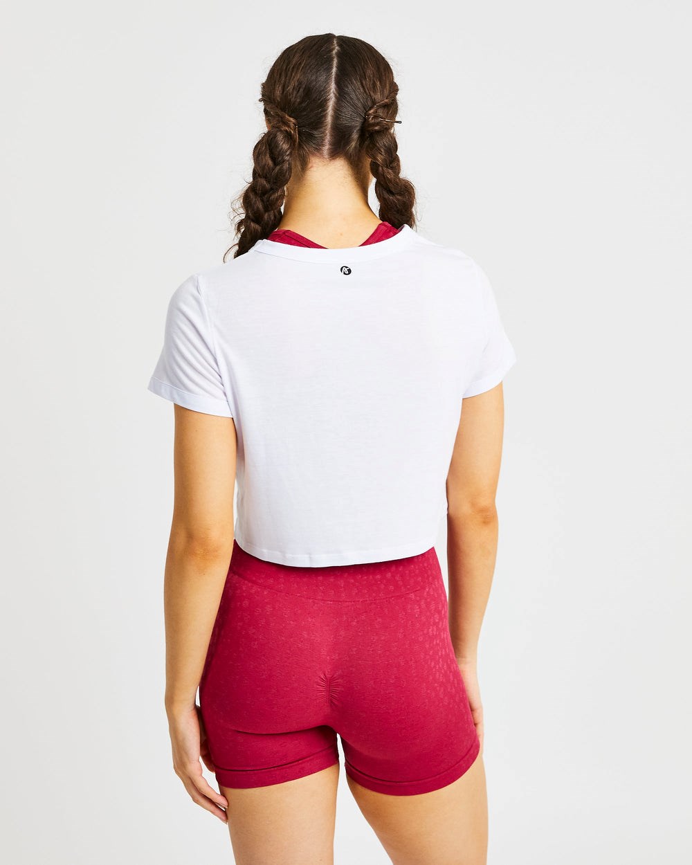 AYBL Element Crop Top Blancas | UFCQA7468