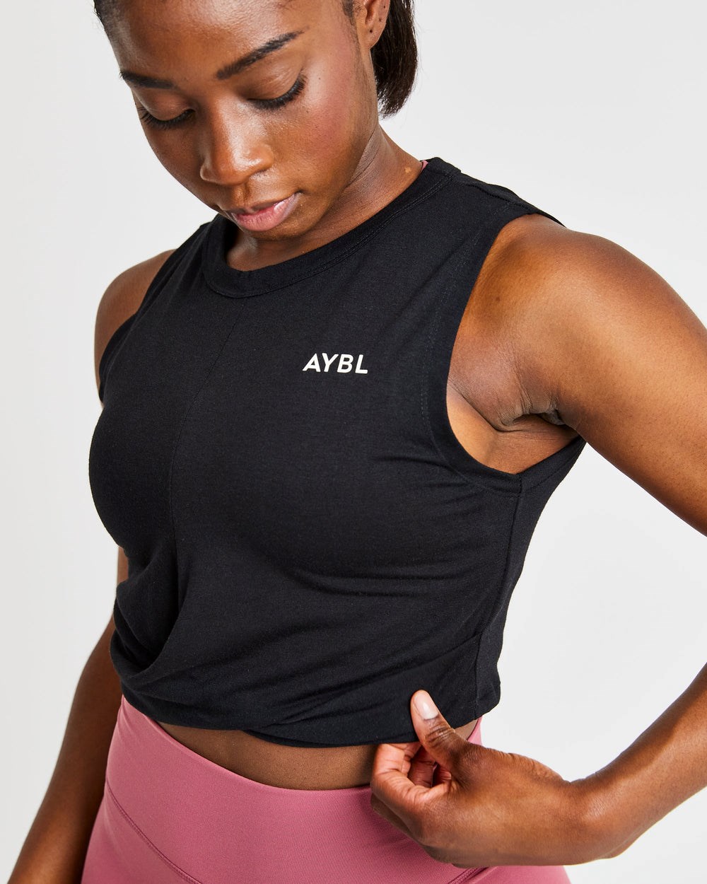 AYBL Element Twist Vest Negras | NVURD0714