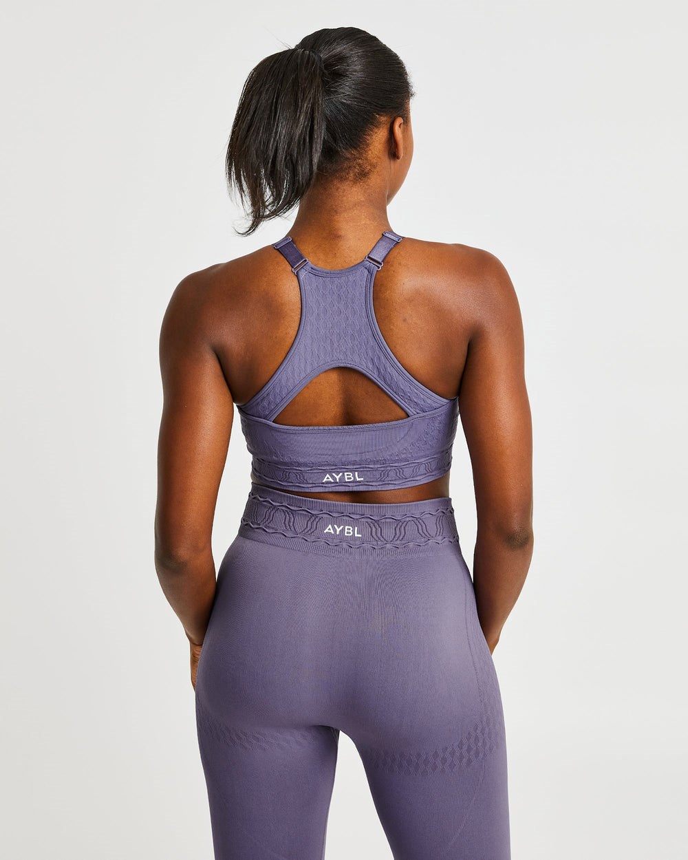 AYBL Elevate Seamless Sports Bra Moradas | GMLFU7031