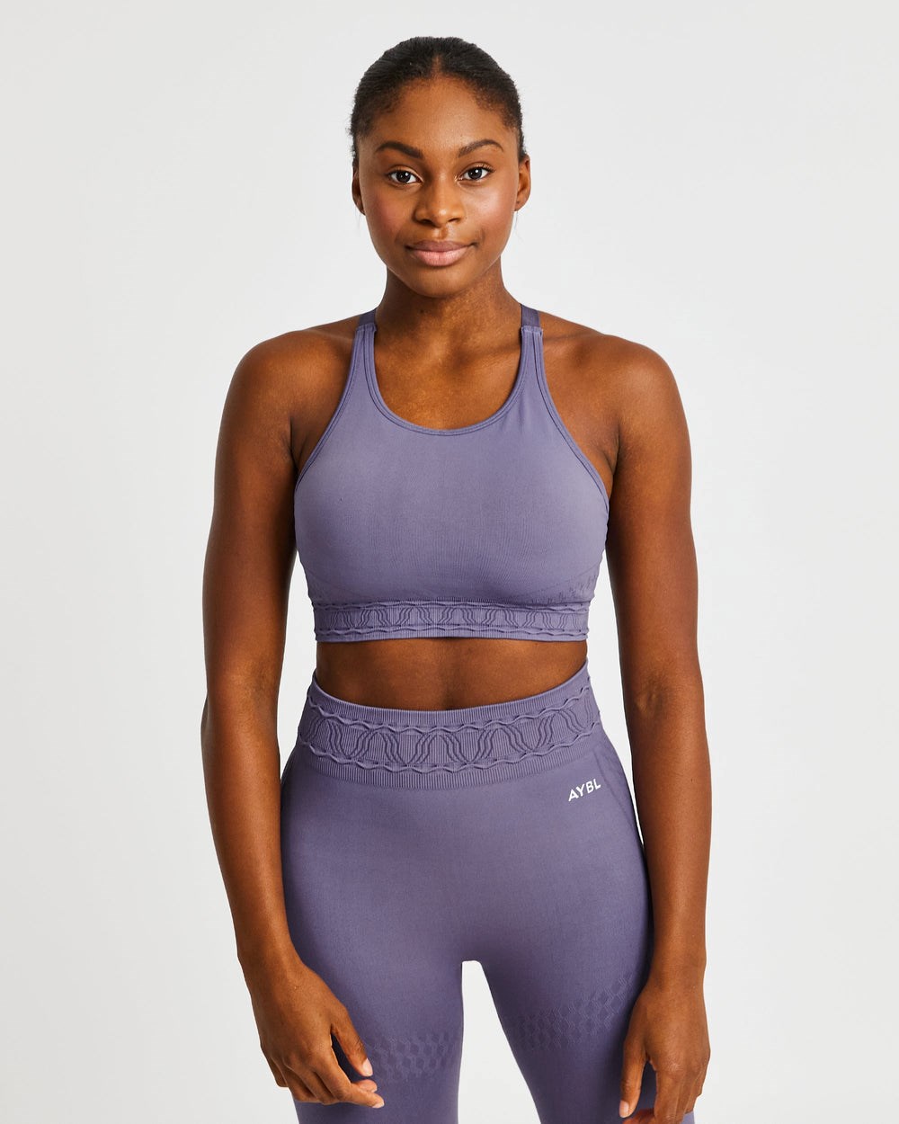 AYBL Elevate Seamless Sports Bra Moradas | GMLFU7031