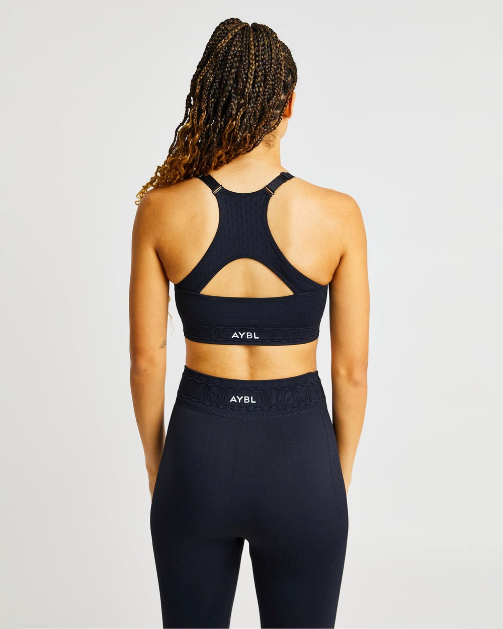 AYBL Elevate Seamless Sports Bra Negras | OURVH2953