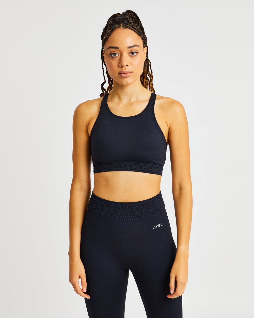 AYBL Elevate Seamless Sports Bra Negras | OURVH2953