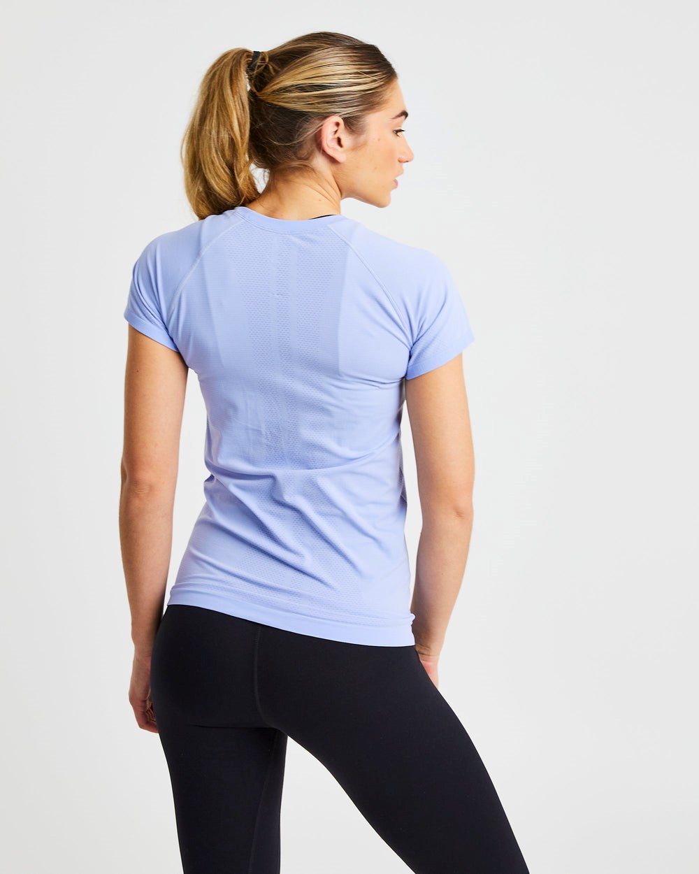 AYBL Embrace Seamless T Shirt Azules | PBTFE4136