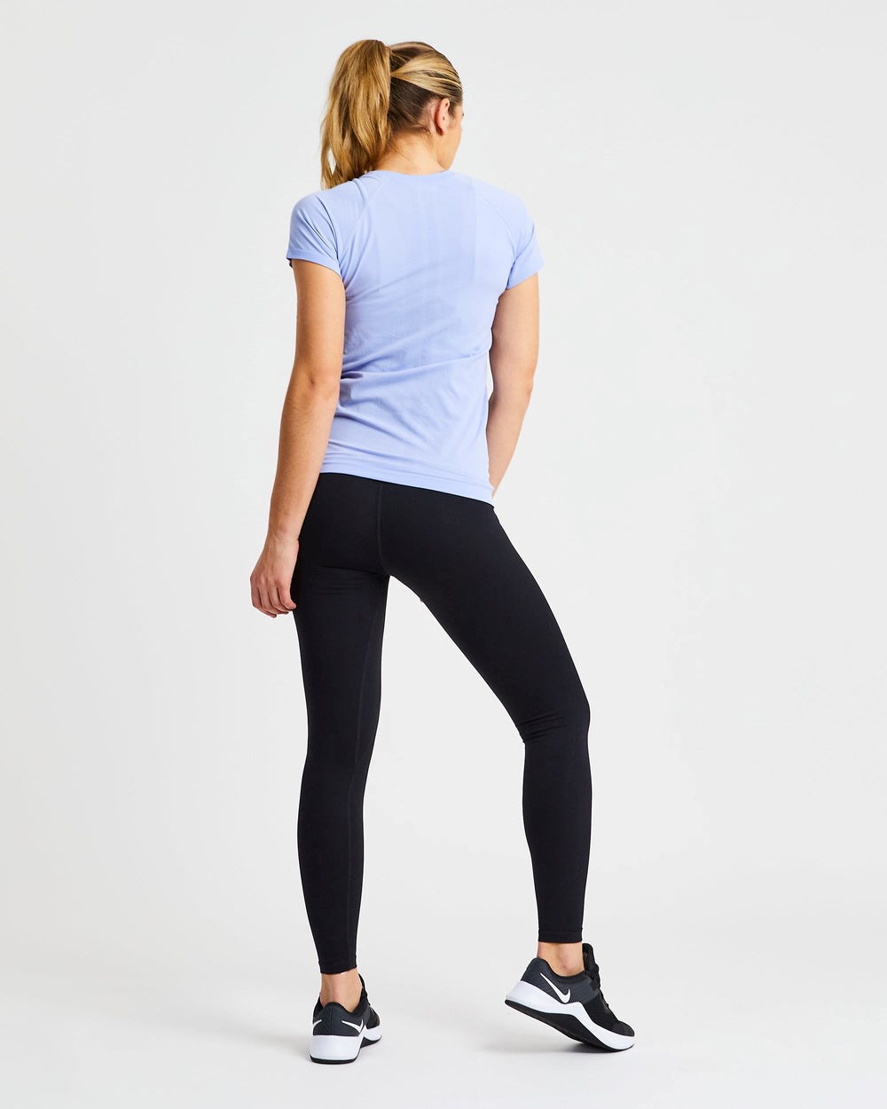 AYBL Embrace Seamless T Shirt Azules | PBTFE4136