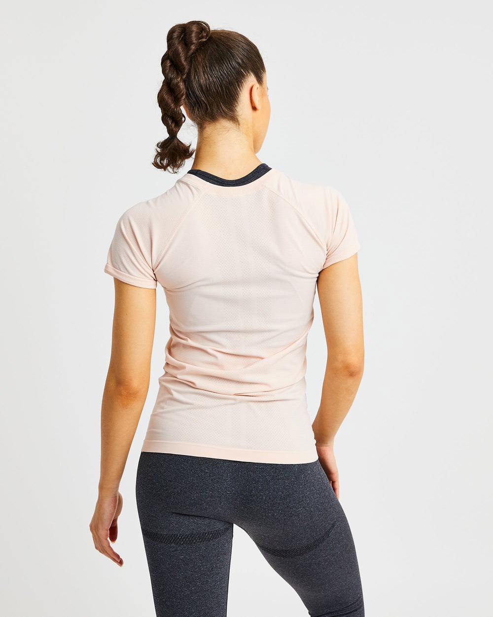 AYBL Embrace Seamless T Shirt Soft Peach | WFUNT3170