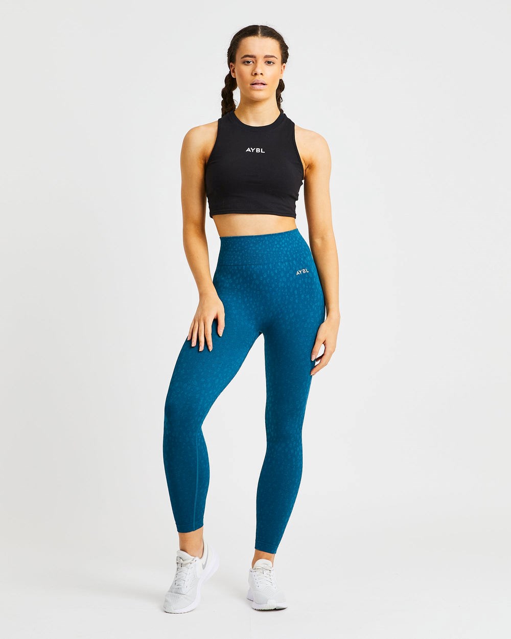 AYBL Entrenamiento Crop Vest Negras | ICUXW2601