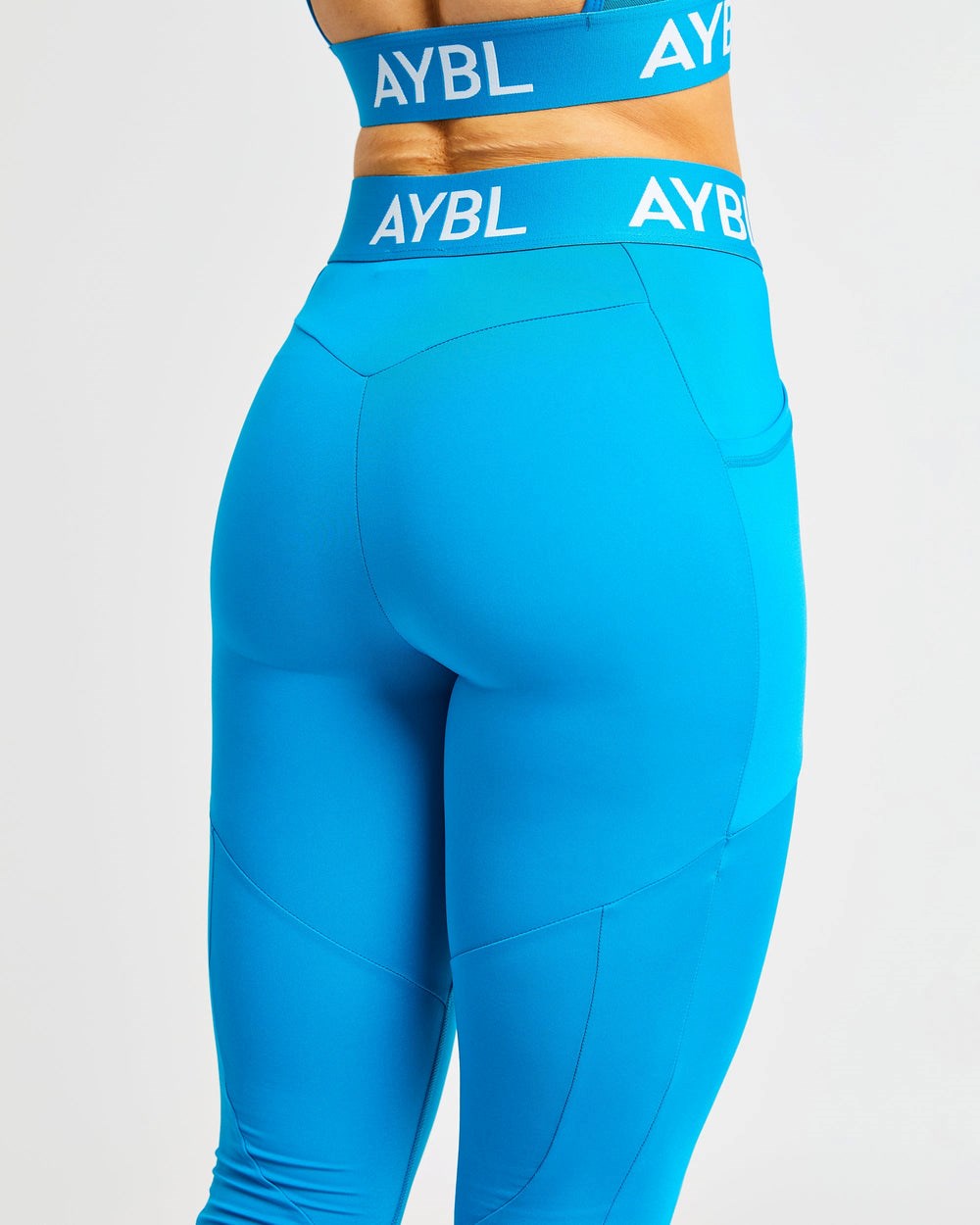 AYBL Entrenamiento Leggings Aqua | QPTSB9806