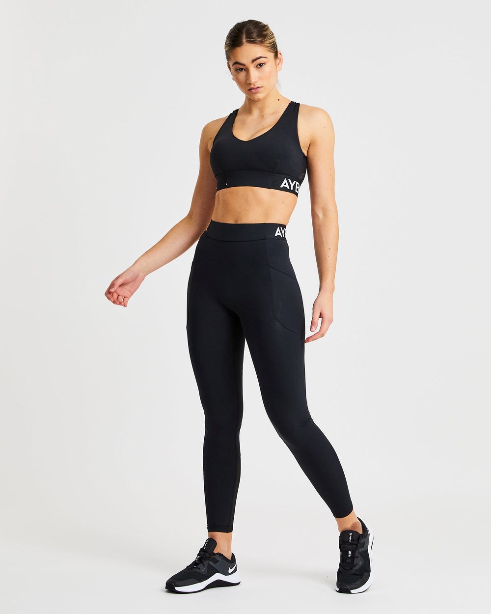 AYBL Entrenamiento Leggings Negras | CZPHM7150