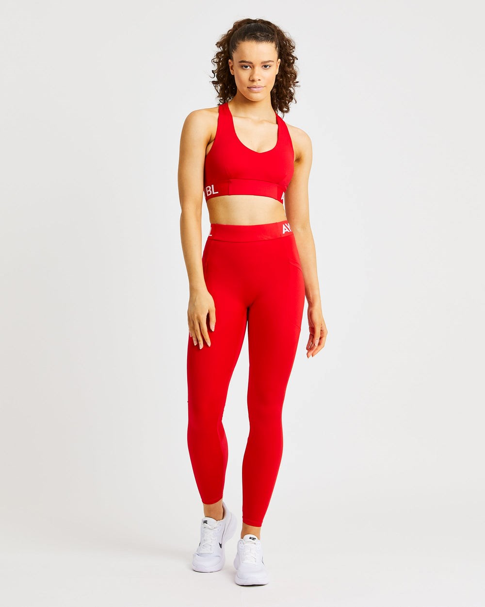 AYBL Entrenamiento Leggings Rojas | TJLIO9245