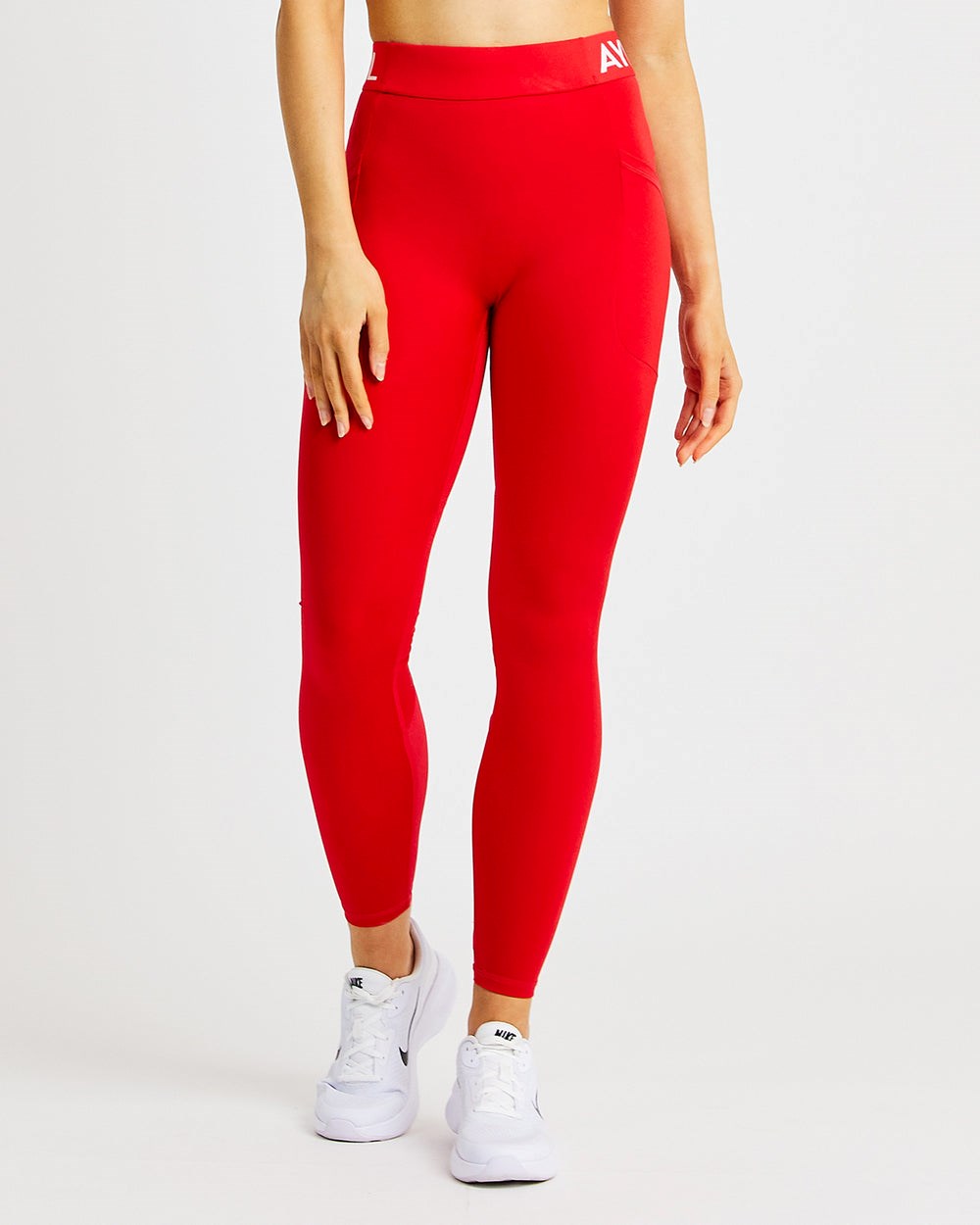 AYBL Entrenamiento Leggings Rojas | TJLIO9245