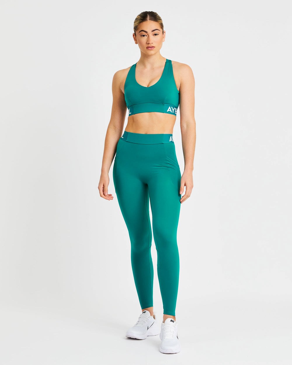 AYBL Entrenamiento Leggings Teal | OYNDV4701