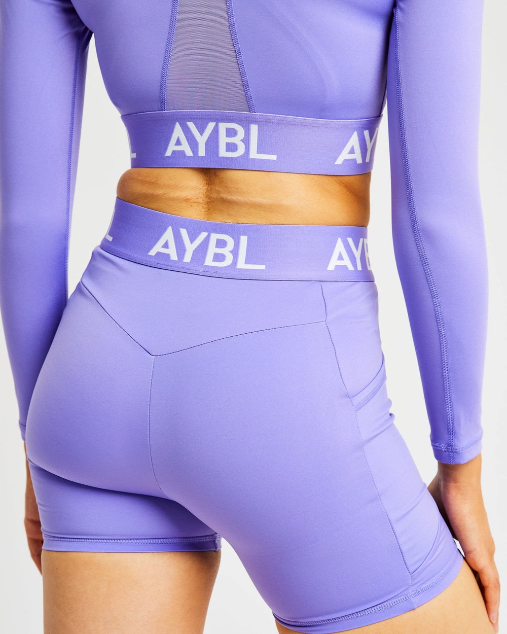 AYBL Entrenamiento Shorts Moradas | ZYVMD5827