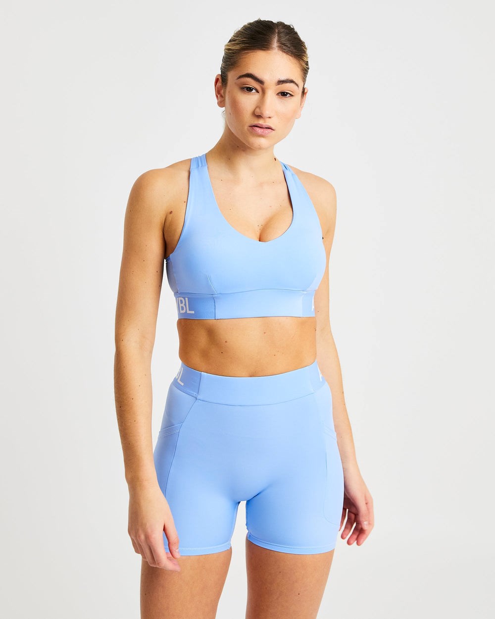 AYBL Entrenamiento Sports Bra Azules | FZUET2961