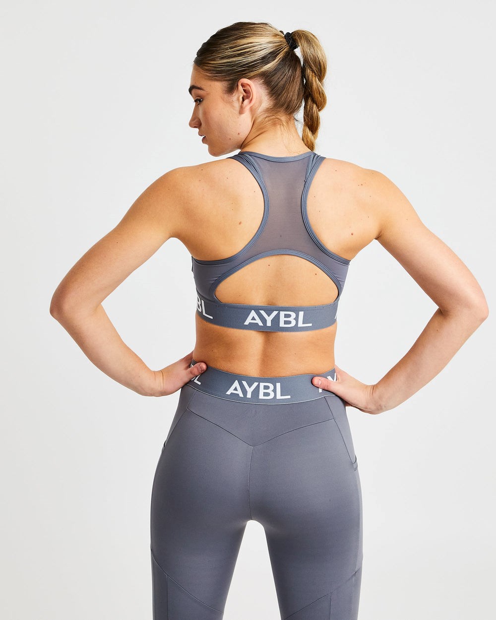 AYBL Entrenamiento Sports Bra Gris | LIADJ8650