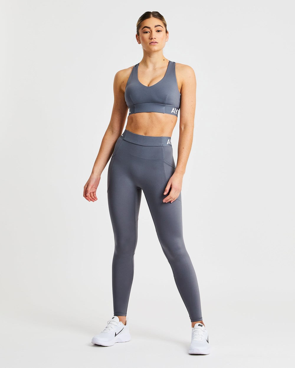 AYBL Entrenamiento Sports Bra Gris | LIADJ8650