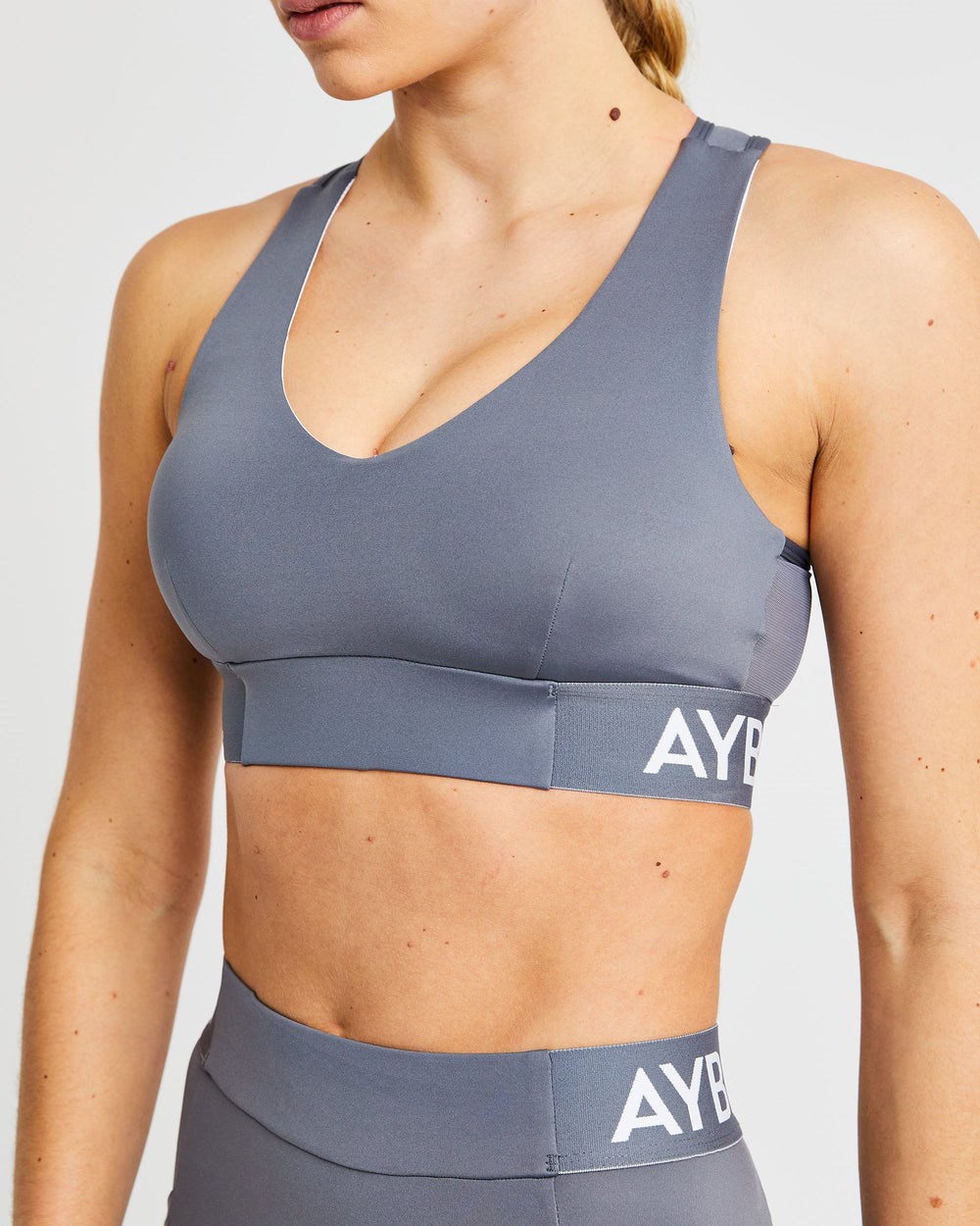 AYBL Entrenamiento Sports Bra Gris | LIADJ8650