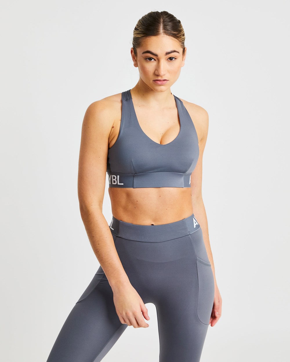 AYBL Entrenamiento Sports Bra Gris | LIADJ8650