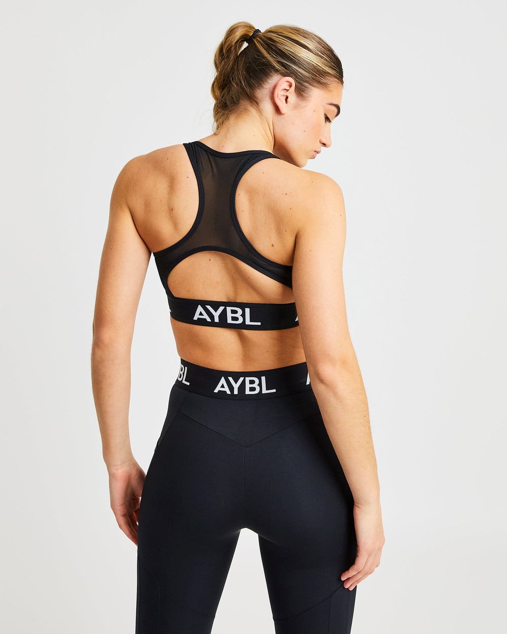 AYBL Entrenamiento Sports Bra Negras | DLGHK9832