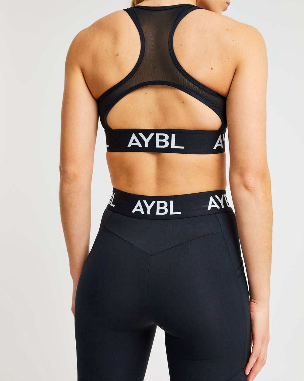 AYBL Entrenamiento Sports Bra Negras | DLGHK9832