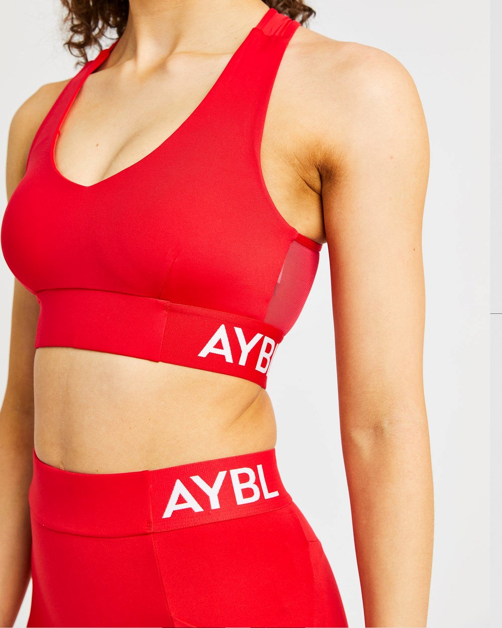 AYBL Entrenamiento Sports Bra Rojas | NKFSL8641