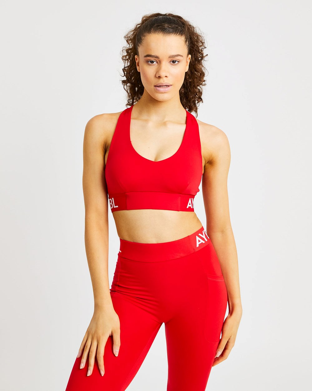 AYBL Entrenamiento Sports Bra Rojas | NKFSL8641