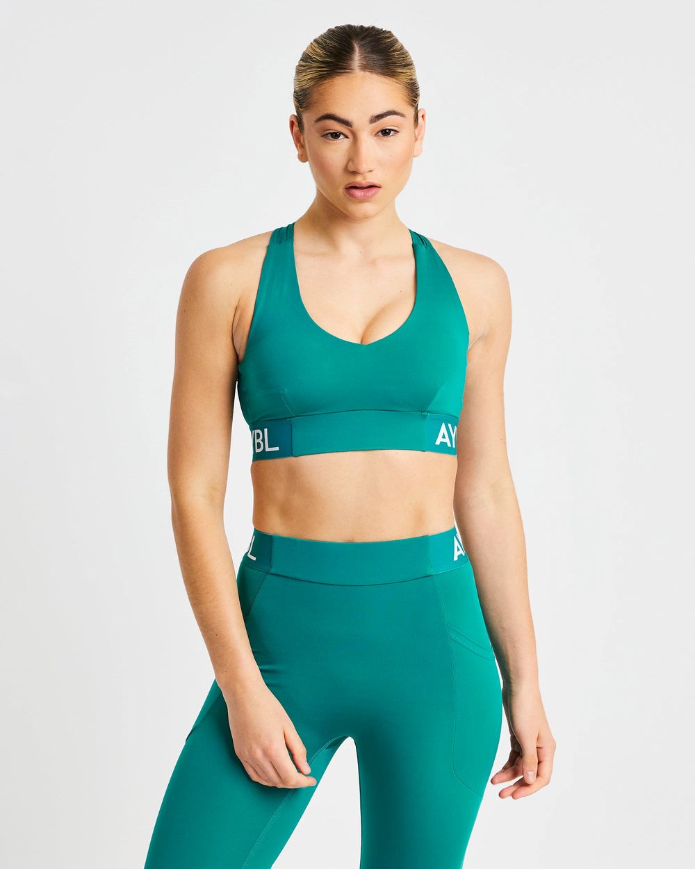 AYBL Entrenamiento Sports Bra Teal | NLMGX2514