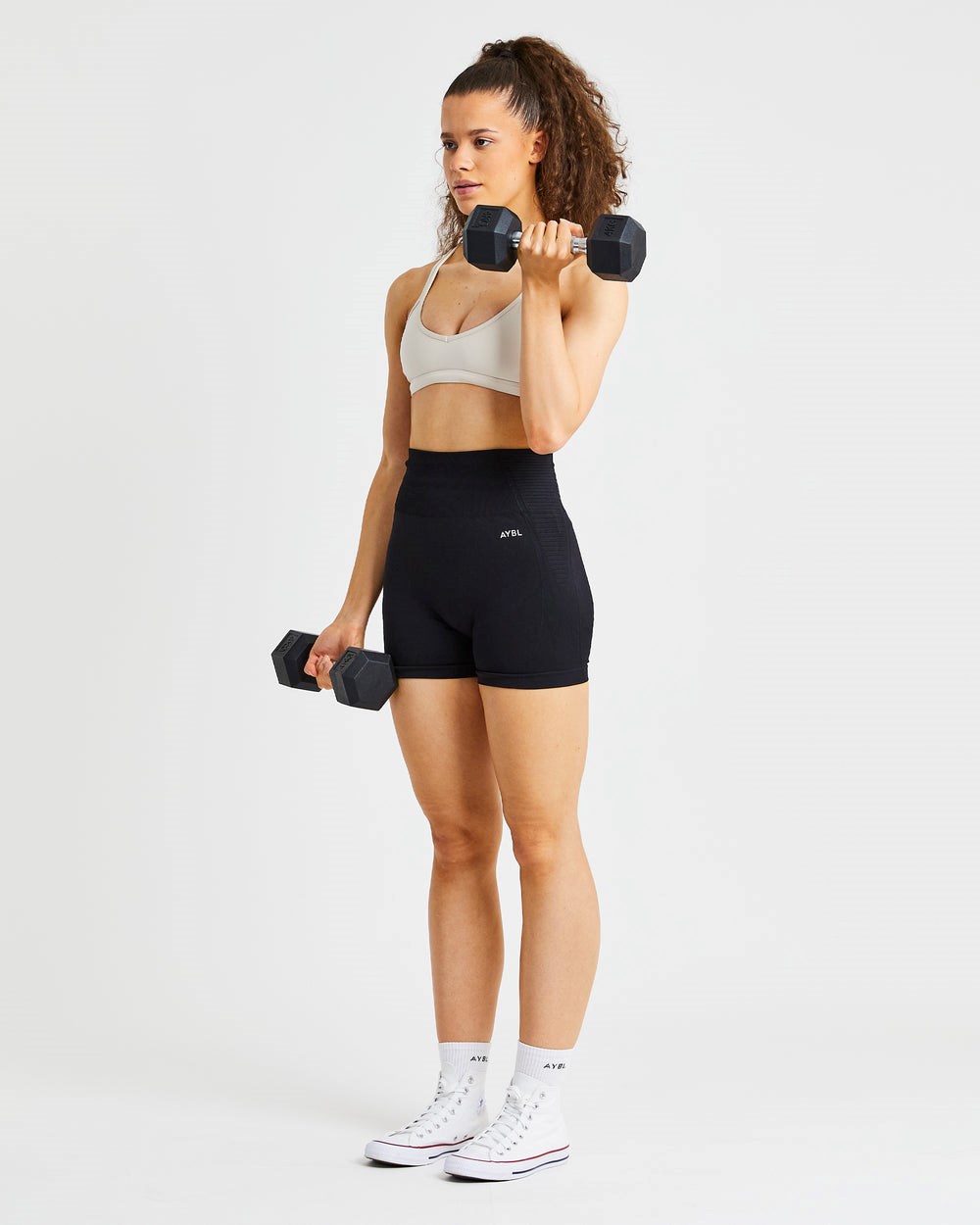 AYBL Essential Tiras Sports Bra Beige | LGEDN8275