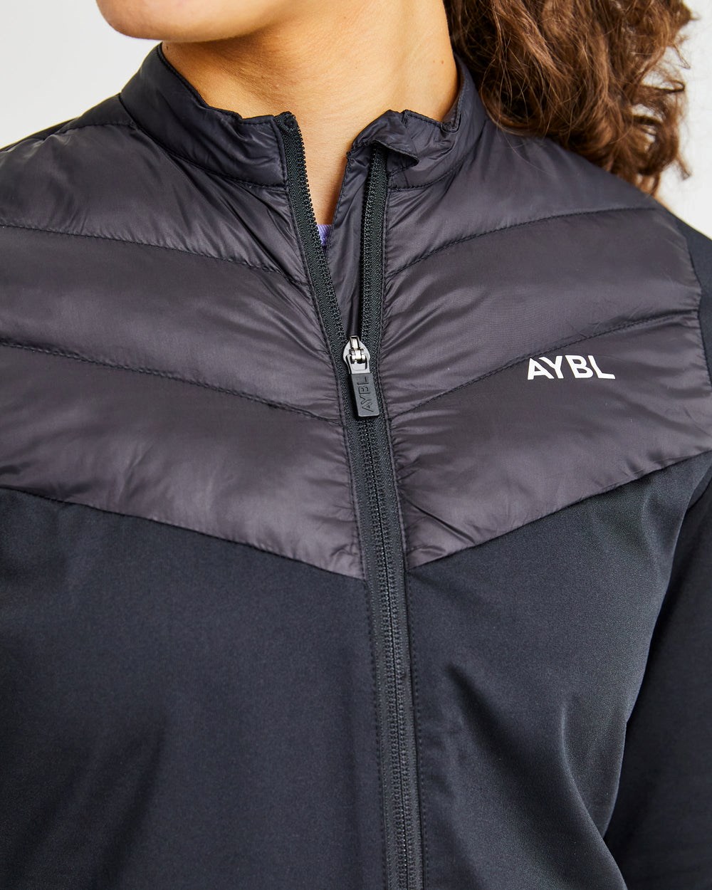 AYBL Everyday 1/2 Acolchado Jacket Negras | SDYPZ5731