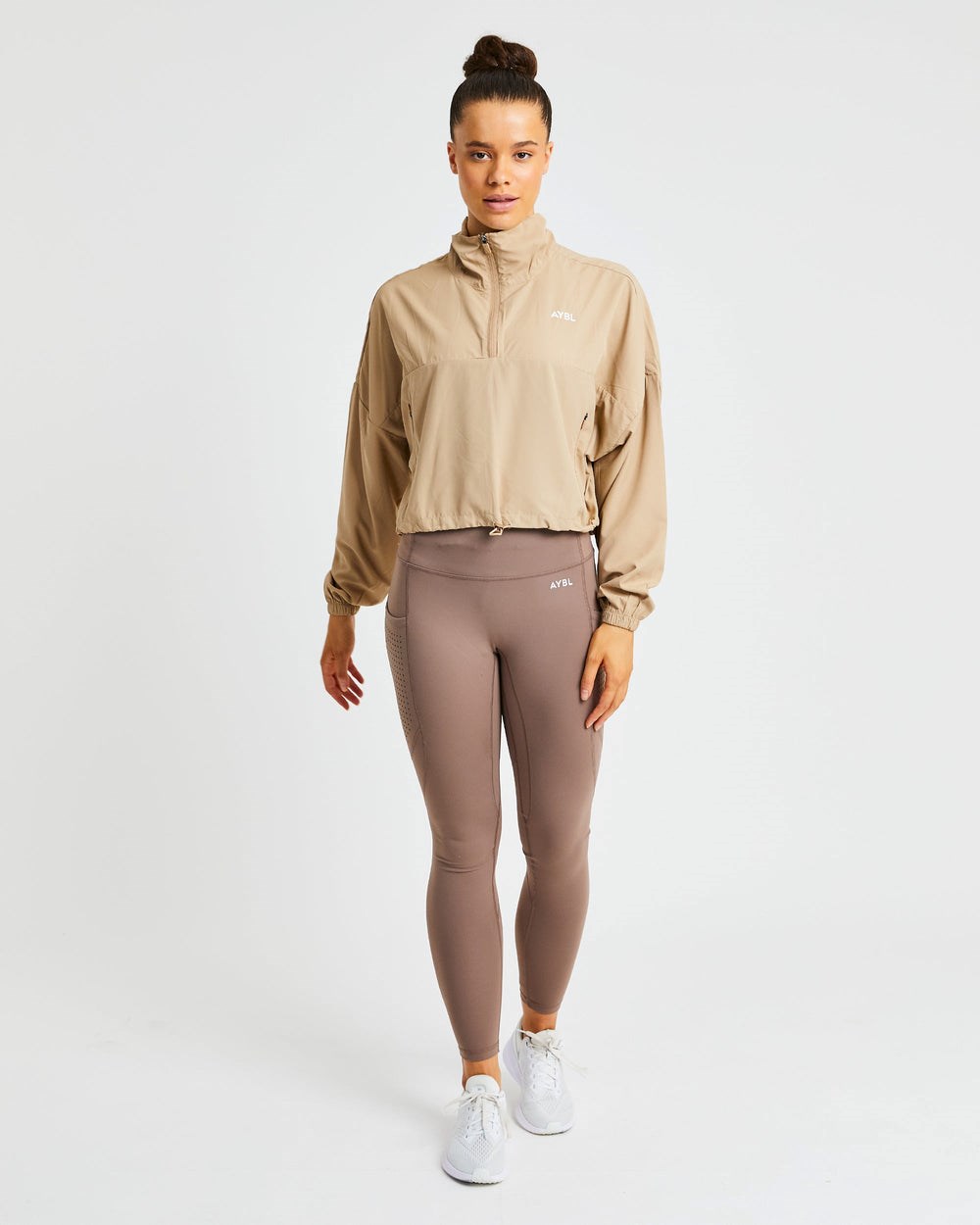 AYBL Everyday 1/2 Zip Pullover Nude | BQYNA0549