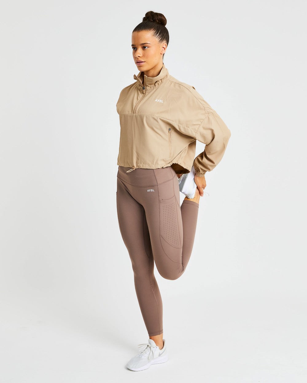 AYBL Everyday 1/2 Zip Pullover Nude | BQYNA0549