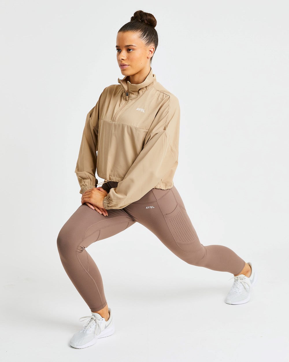 AYBL Everyday 1/2 Zip Pullover Nude | BQYNA0549