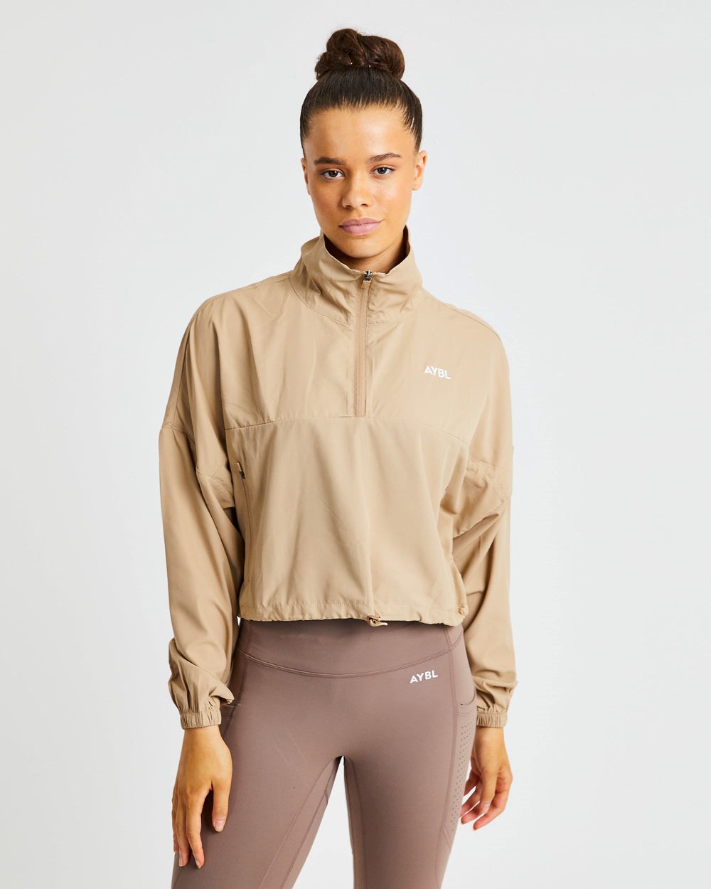 AYBL Everyday 1/2 Zip Pullover Nude | BQYNA0549