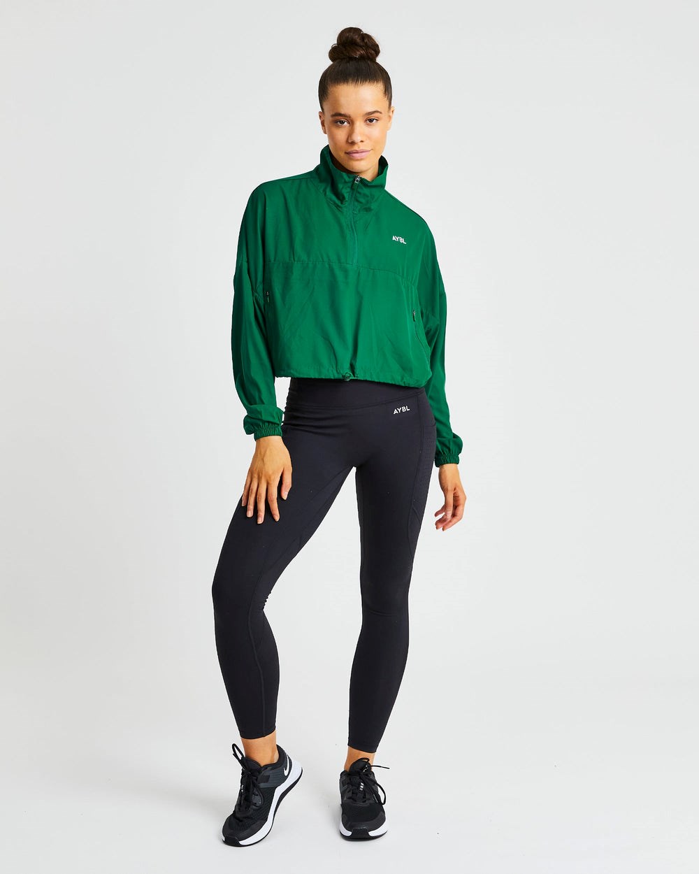 AYBL Everyday 1/2 Zip Pullover Verde | QLXOH0431