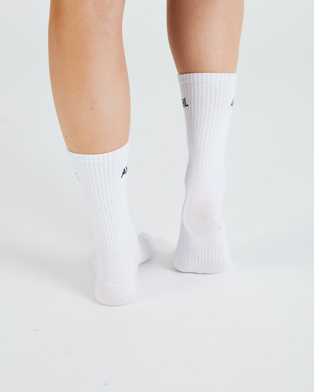 AYBL Everyday Crew Socks (3 Pack) Blancas | KYHZO8291