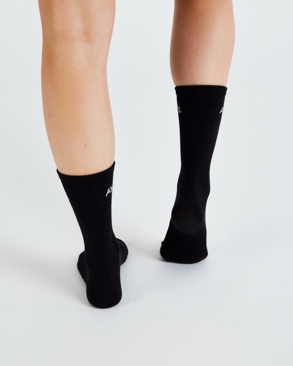 AYBL Everyday Crew Socks (3 Pack) Negras | NSTIM4039