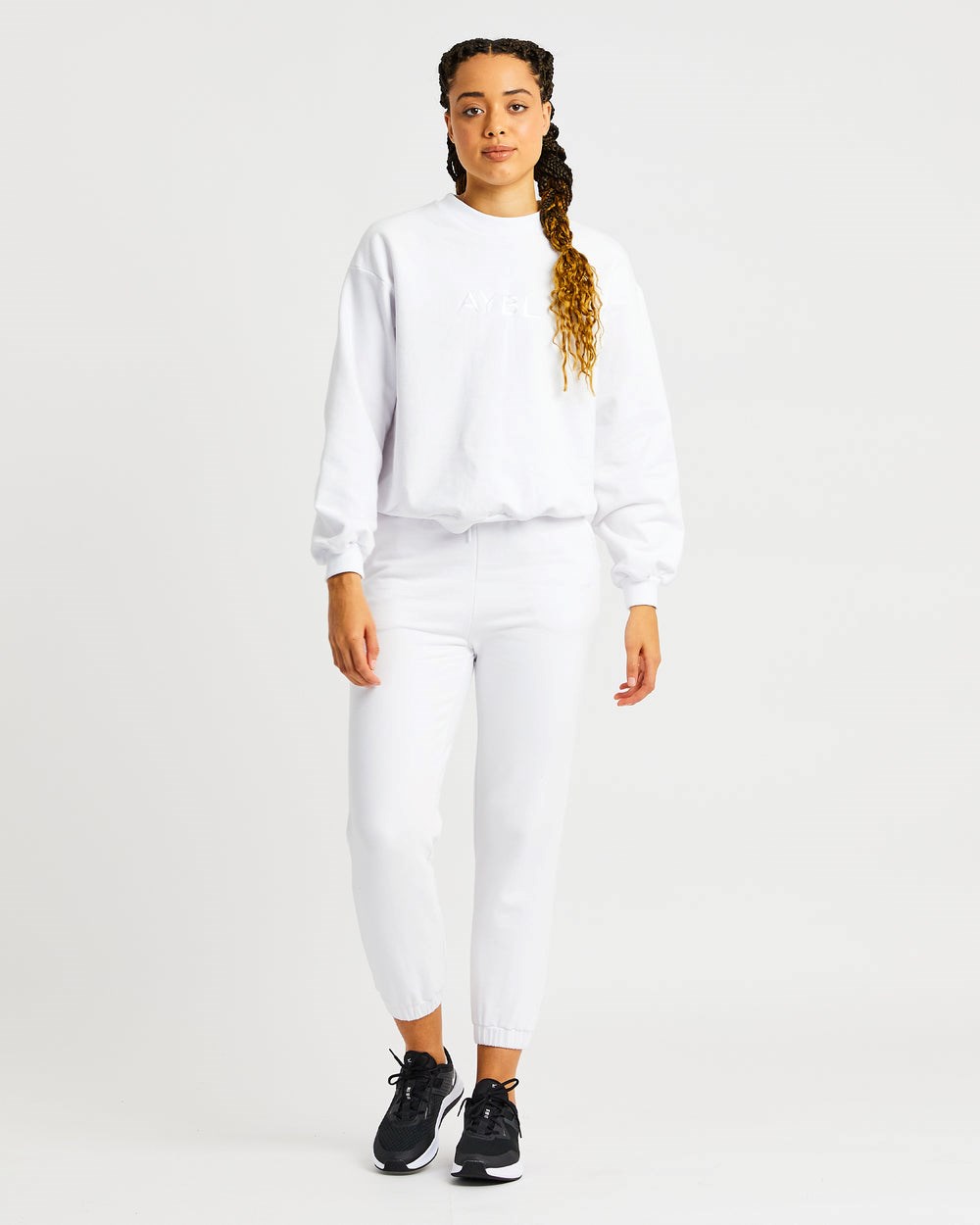 AYBL Everyday Oversized Joggers Blancas | JPNVT6942