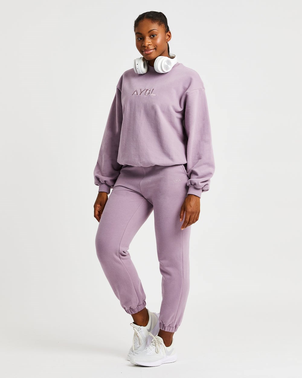 AYBL Everyday Oversized Joggers Muted Mauve | AHMNS5924