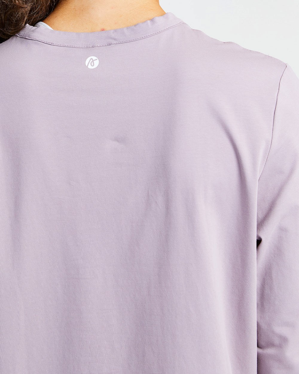 AYBL Everyday Oversized Long Sleeve T Shirt Muted Mauve | UHDOV3106