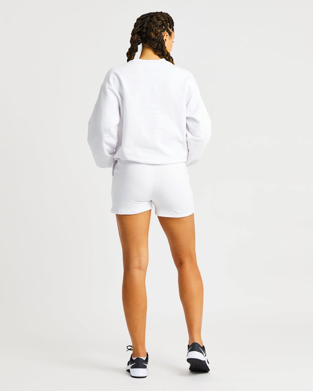 AYBL Everyday Oversized Shorts Blancas | XIJRS6147