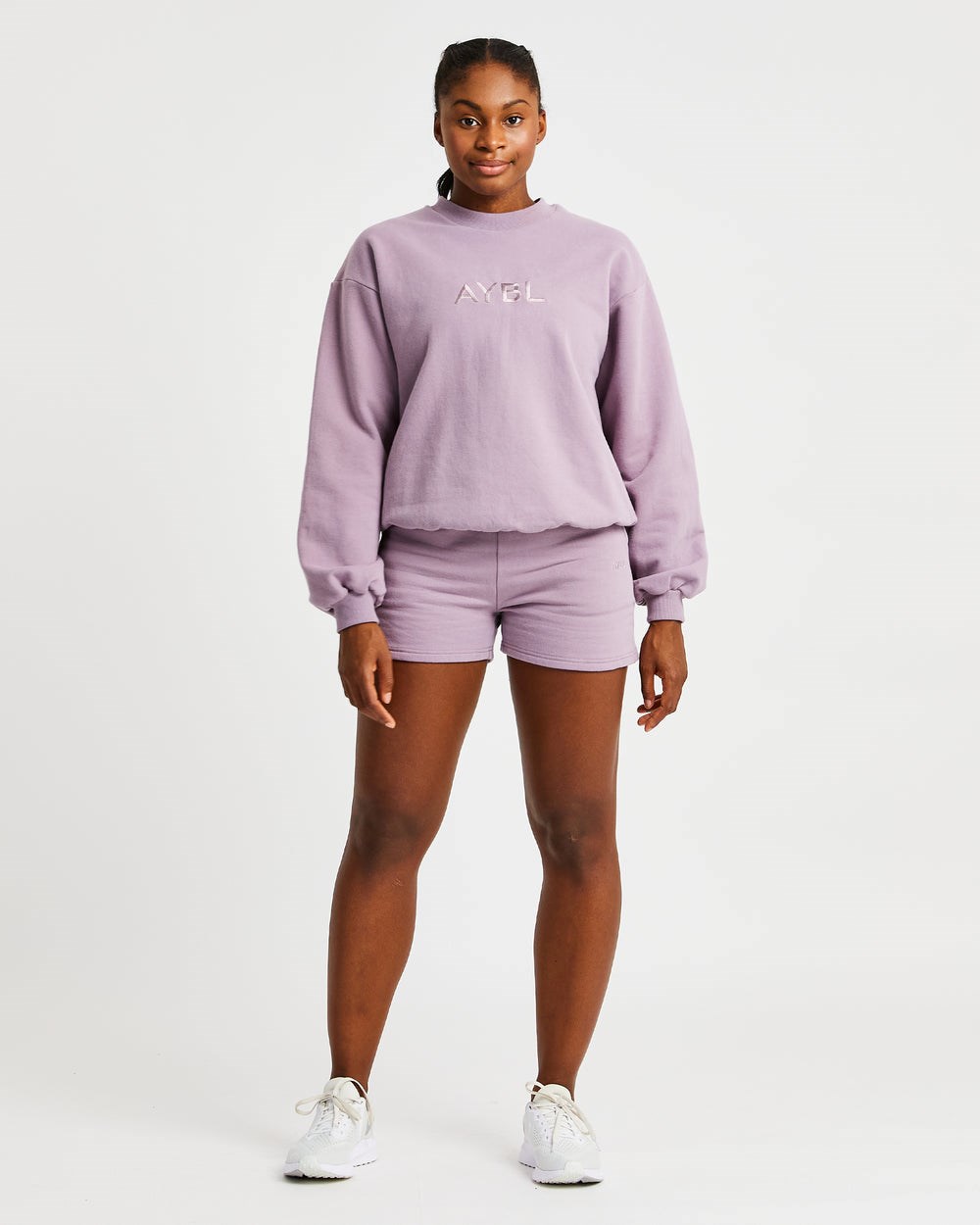 AYBL Everyday Oversized Shorts Muted Mauve | YSGLZ8927