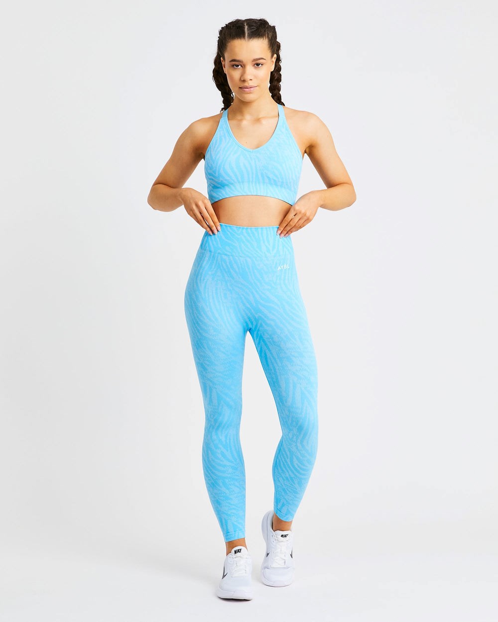 AYBL Evolve Animal Seamless Leggings Azules | KMERU1249