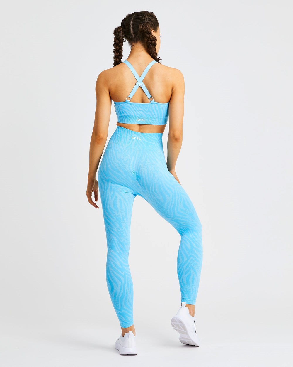 AYBL Evolve Animal Seamless Leggings Azules | KMERU1249